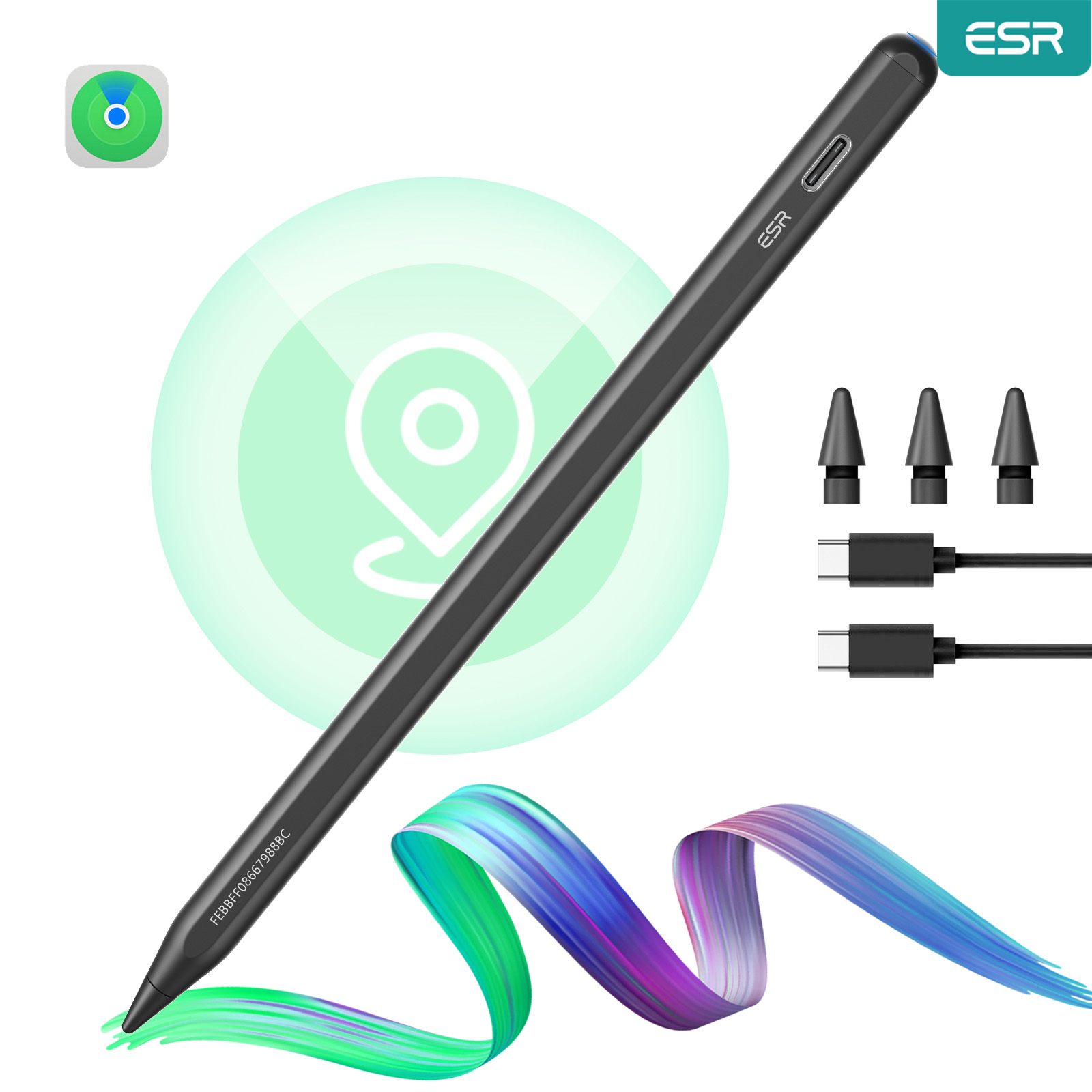 Tablet Accessories Kids - Lápis Digital ESR Compatível com iPad