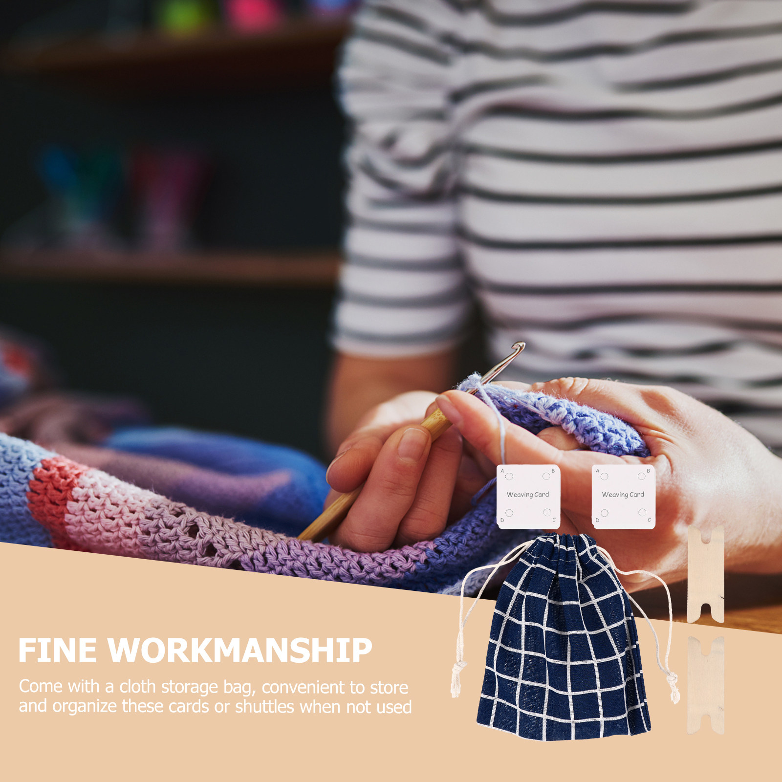 Tablet Weaving Accessories - 1 Conjunto de Ferramentas para Tecelagem,
