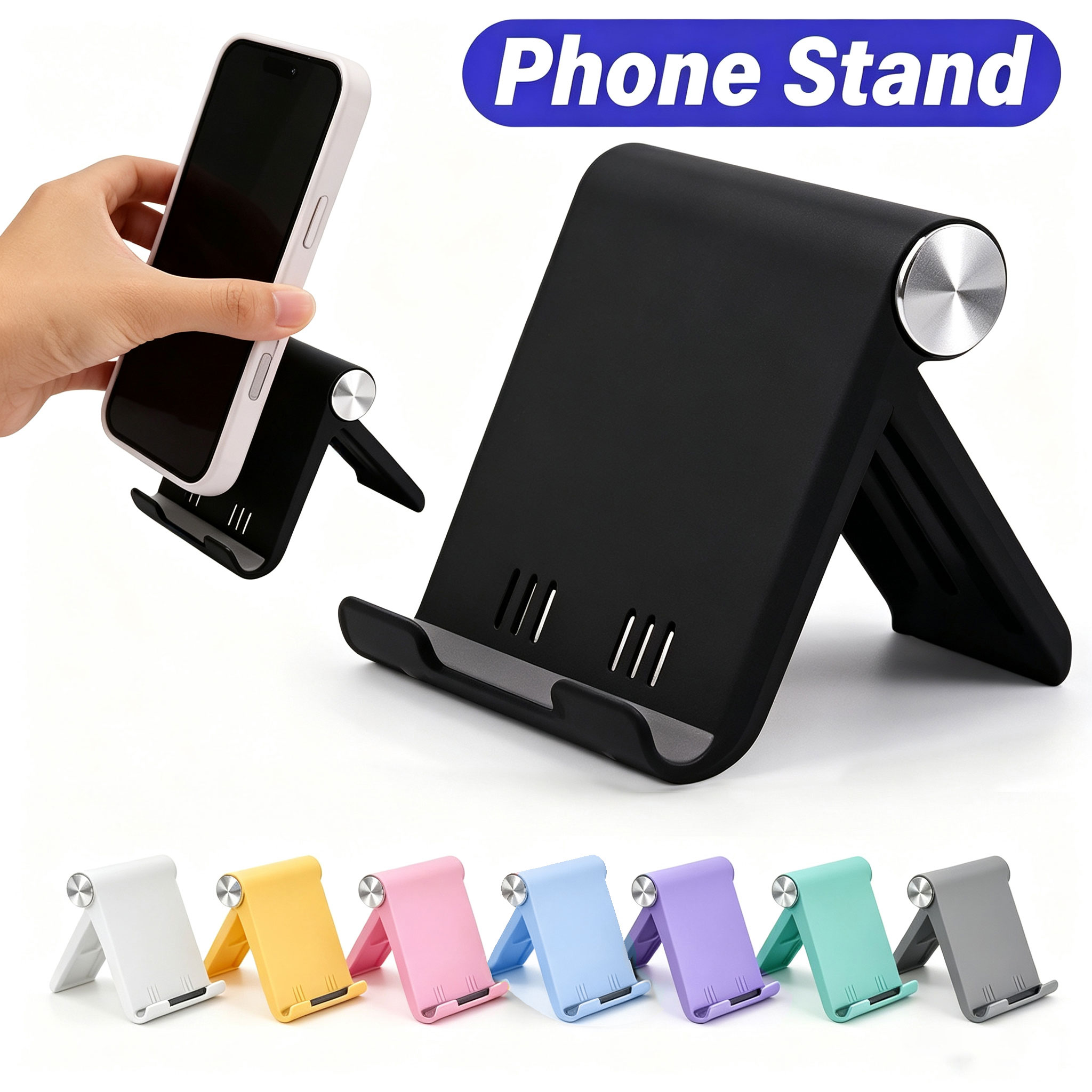 Tablet Stand Adjustable - Suporte de Telefone Dobrável 2 Peças,