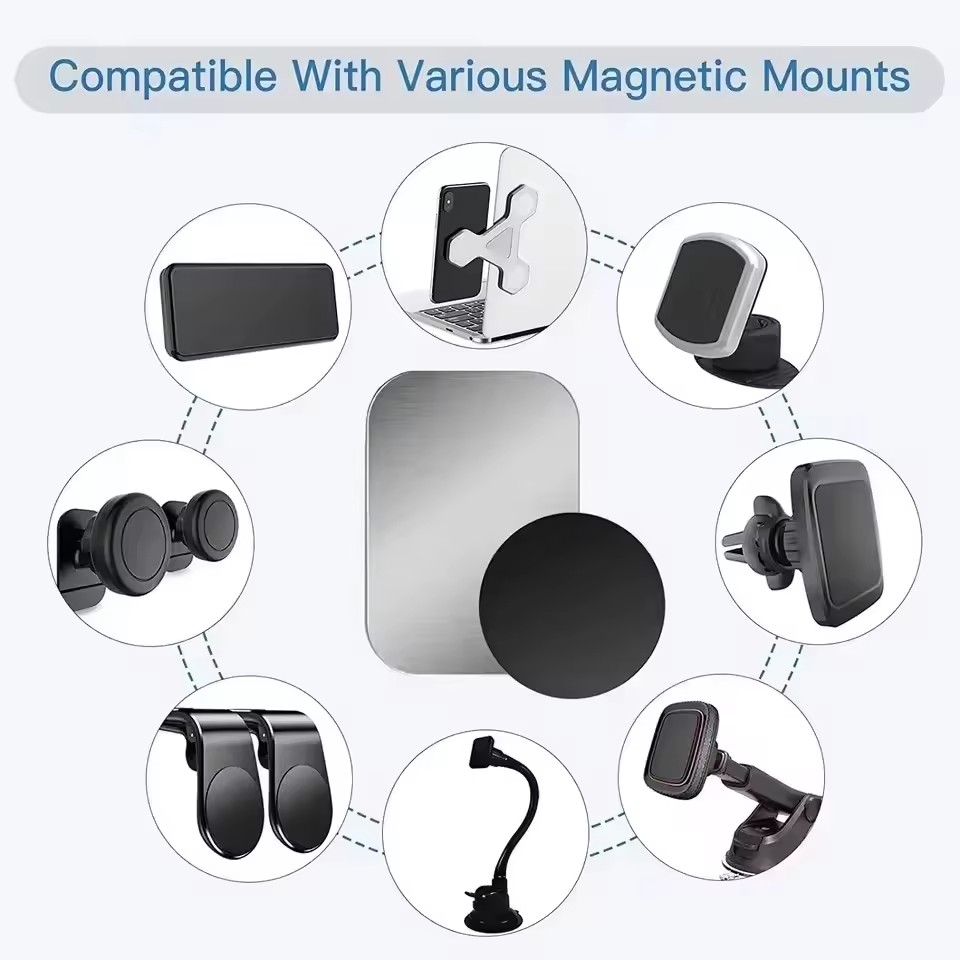 5/10 peças Placa Metálica Magn - Tablet Car Accessories avaliação e preço