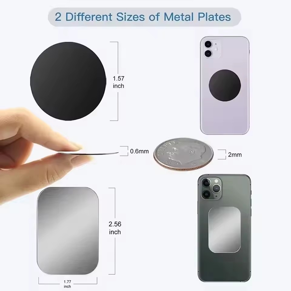 5/10 peças Placa Metálica Magn - Tablet Car Accessories avaliação e preço