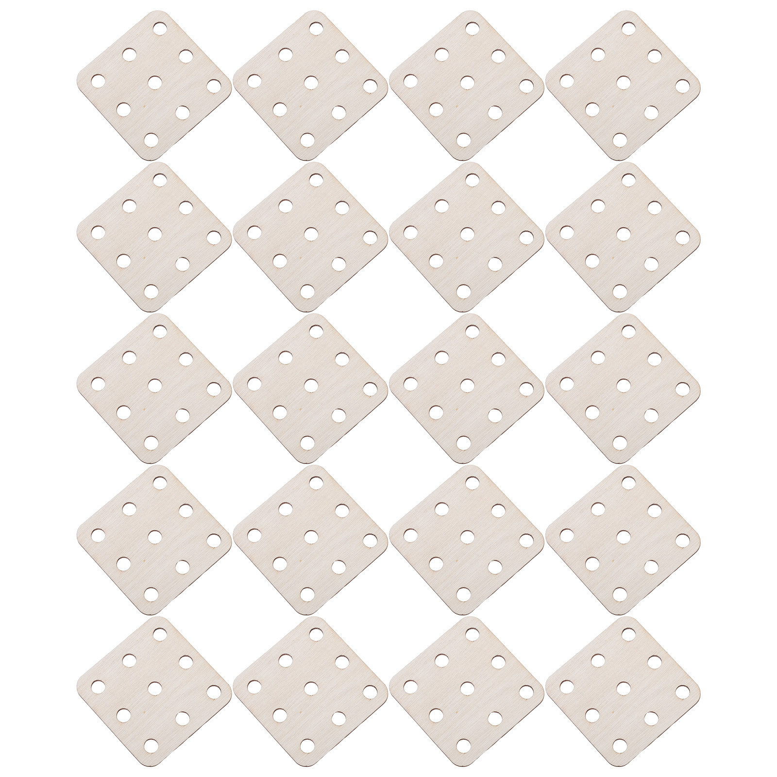 48 peças de cartões de madeira - Tablet Weaving Accessories avaliação e preço