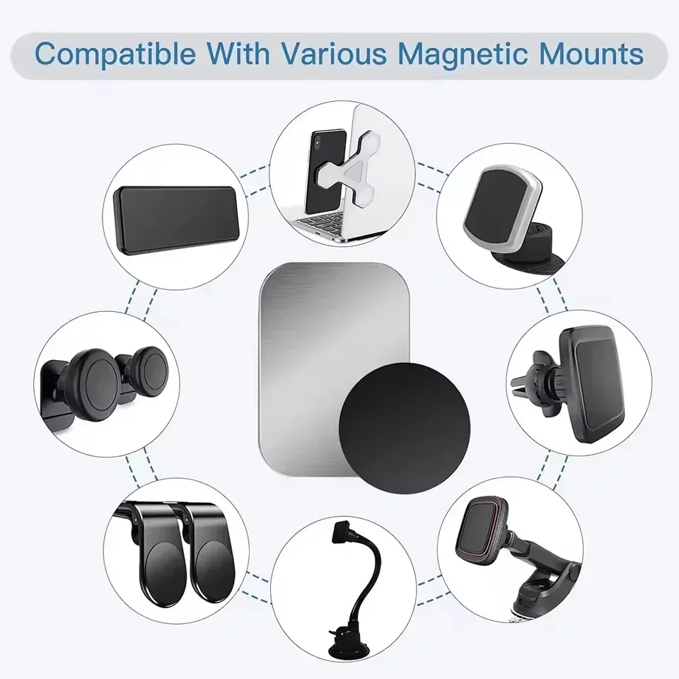 5/10 peças Placa Metálica Magn - Tablet Car Accessories avaliação e preço