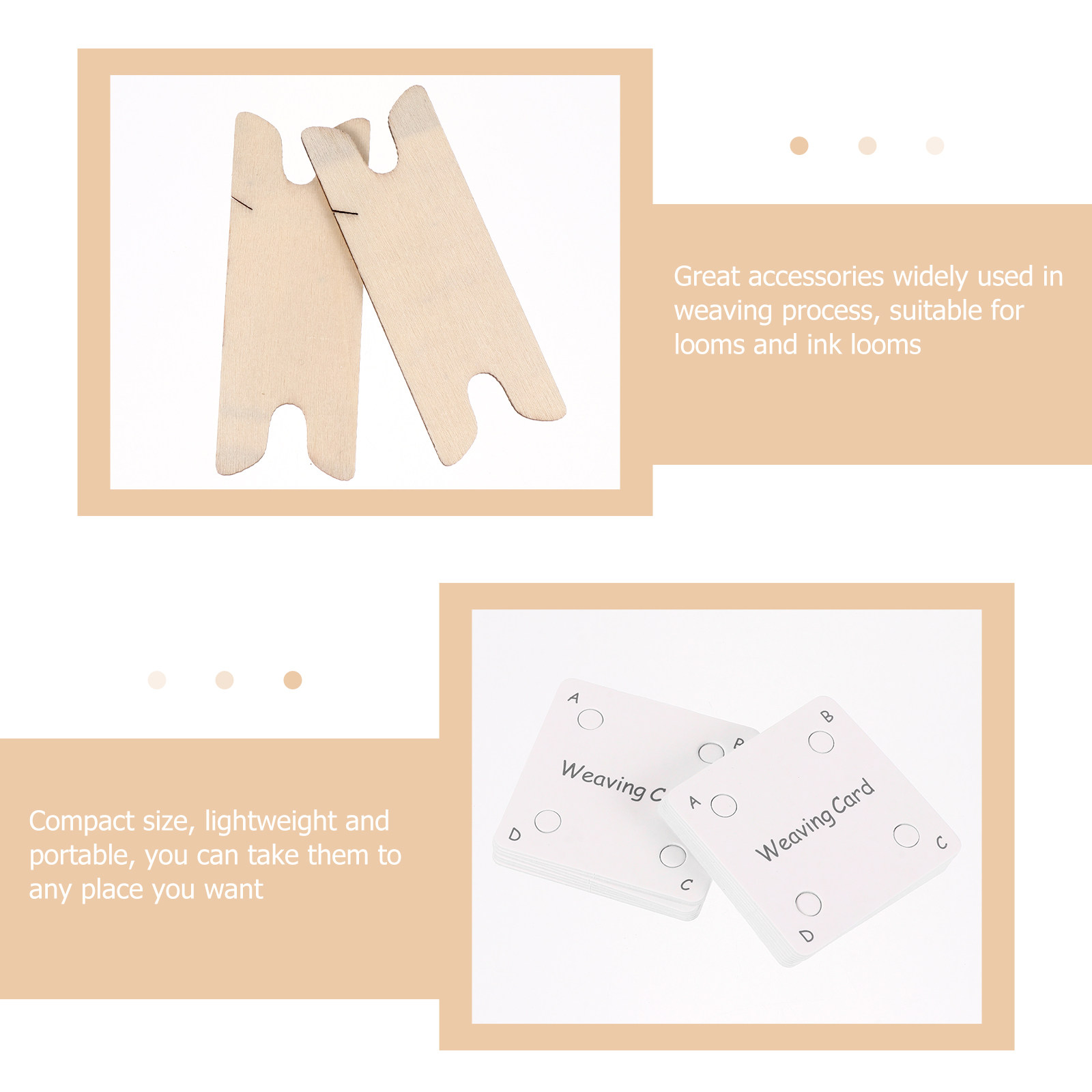 1 Conjunto de Ferramentas para - Tablet Weaving Accessories avaliação e preço