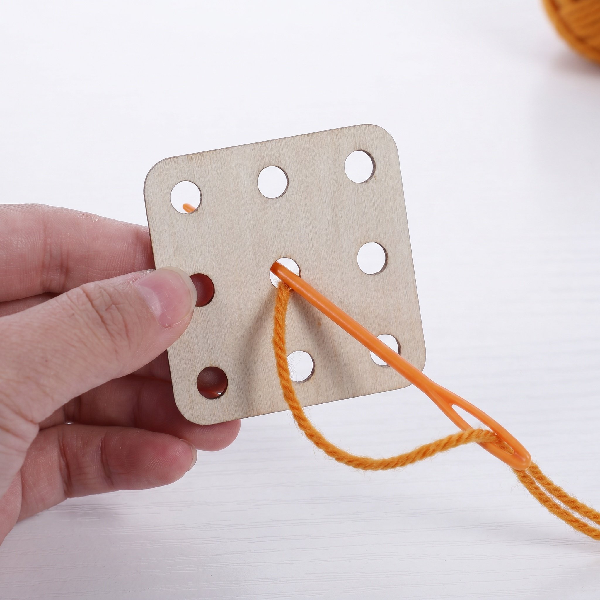 48 peças de cartões de madeira - Tablet Weaving Accessories avaliação e preço