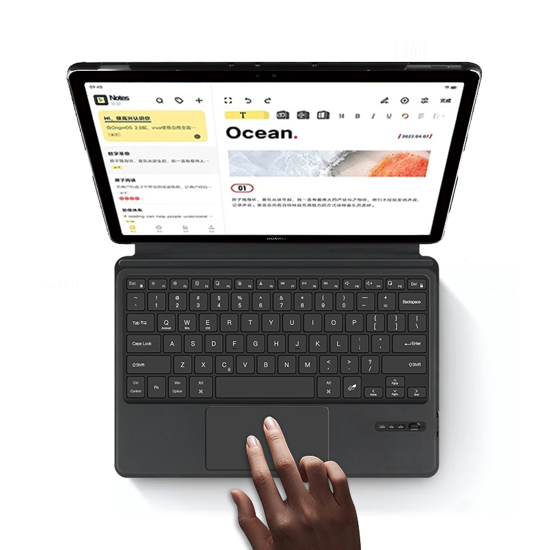 Caso do teclado para huawei ma - Bluetooth Trackpad avaliação e preço
