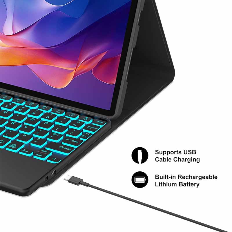 Capa de teclado com luz de fun - Bluetooth Trackpad avaliação e preço